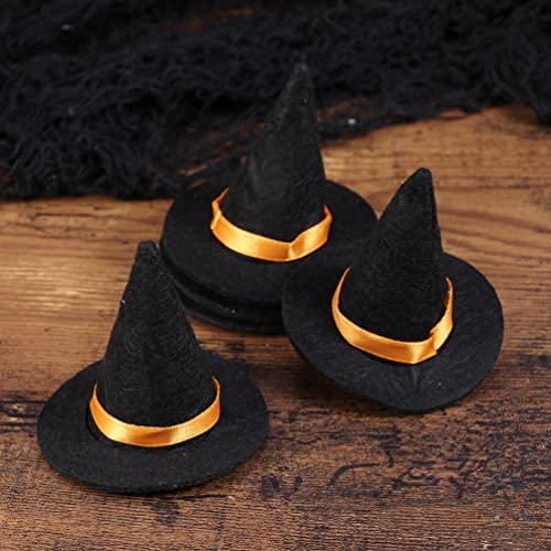 Halloween Mini Felt Witch Hat Bottle Topper - Party Decor & Craft Accessory