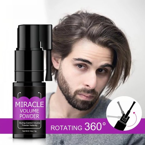Gowwim Texture Powder - 360° Rotating Nozzle Design for Instant Volume & Oil Control | 4g Non-Greasy Matte Finish