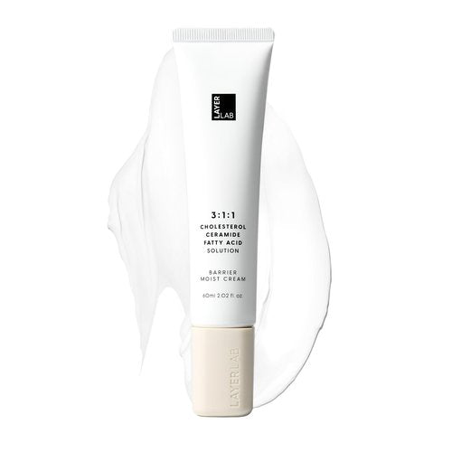 LAYERLAB Barrier Moist Cream - Up to 100H Hydration Face Moisturizer with Ceramide, Cholesterol, K-Beauty Skincare with Shea Butter for Deep Hydration & Moisture Barrier Support 2.02 fl oz