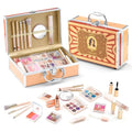 Color Nymph Retro Red Makeup Kit for Girls with Train Case - All-in-One Set