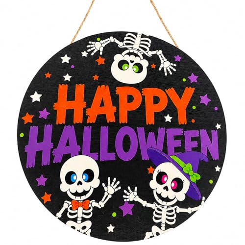 Halloween Door Decorations - Black Cutout Halloween Decor for Door - Festive & Fun