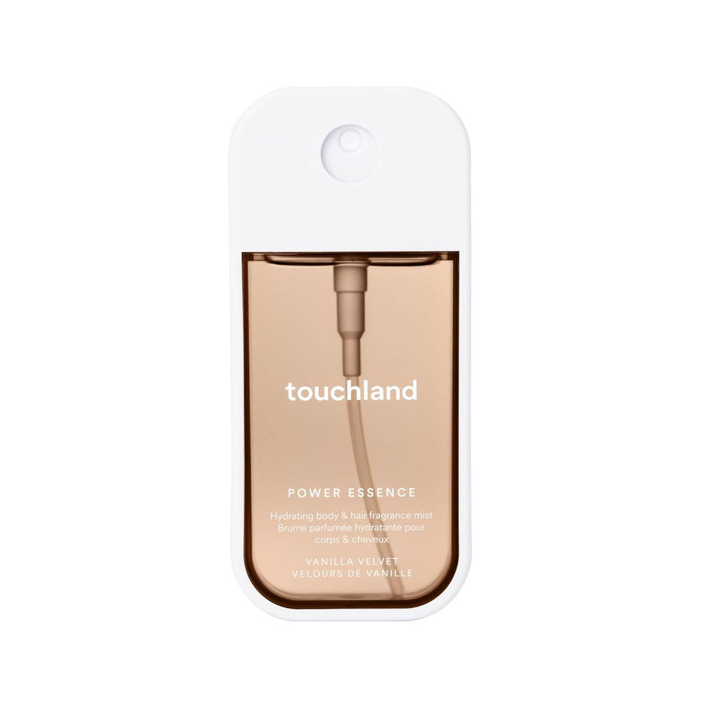 Touchland Hydrating Body & Hair Fragrance Mist - Vanilla Velvet | 2 FL OZ Travel Size Perfume Spray with Notes of Vanilla, Muguet & Almond