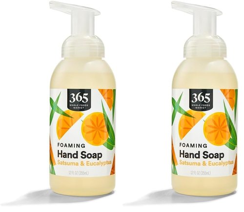 365 by Whole Foods Market - Foaming Hand Soap Satsuma Eucalyptus | 12 Fl Oz (Pack of 2)