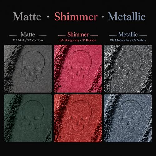 Gothic Eyeshadow Palette 15 Colors - Vampire Edition - Smokey & Dramatic Looks