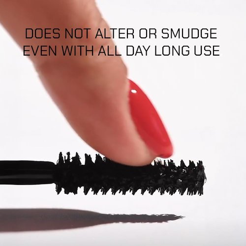 RADIANT Professional Lengthening Volumizing Mascara - Smudge-Proof, Long-Lasting Formula for Dramatic Volume | 8ml (01 Black)