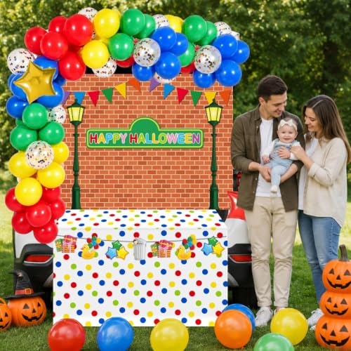 Halloween Cartoon Friends Car Decorations Kit - Trunk or Treat Party Supplies
