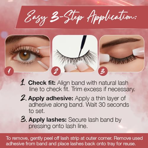 Ardell Doll Look Lashes Brat Style - Fluffy Full Curl False Eyelashes 1 Pack