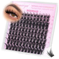 Mermaid Lash Clusters - 10-18MM Wispy Waterproof Eyelash Extensions - Natural D Curl for Beginners