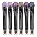 LUXAZA PRO 6-Piece Purple Cream Eyeshadow & Face Makeup Stick Set - Lilac Shimmer