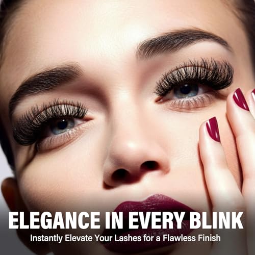 Magnetic Eyelashes with Applicator - Natural Look, Reusable + 4 Pack