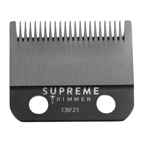 Supreme Trimmer DLC Coated Steel Replacement Blade CBF21 | Fade Blade for Darkstar72 & Most Hair Clippers | Black