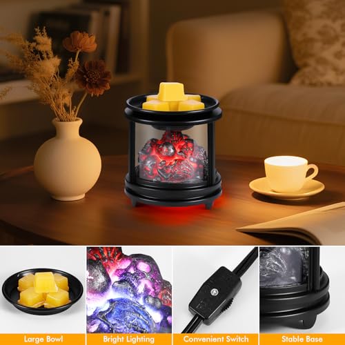 Halloween Skull Wax Melt Warmer - Colorful Skull Scented Candle & Oil Diffuser