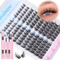 Natural Lash Extension Kit with Wispy Clusters, Bond, Seal & Tweezers