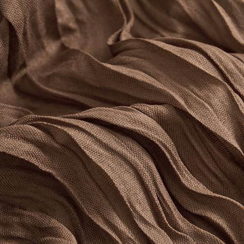 12 Pack Brown Cheesecloth Table Runner 10FT Fall Boho Wedding Home Decor