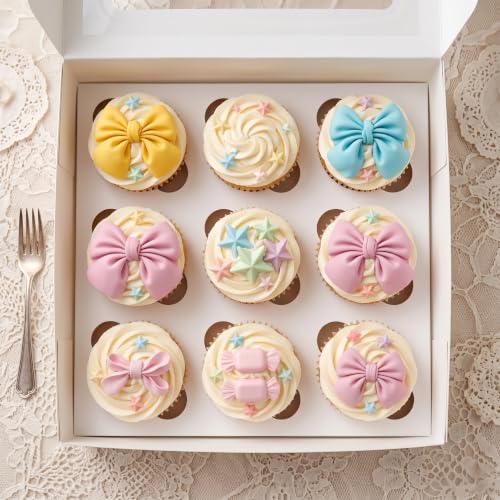 Rainbow Cloud Silicone Mold Set of 4 - Star, Balloon, Bow, Cloud for Cake Decorating - Style B