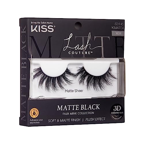 False Eyelashes 1 Pair Matte Sheer 16mm Reusable Lash Clusters - Natural Look