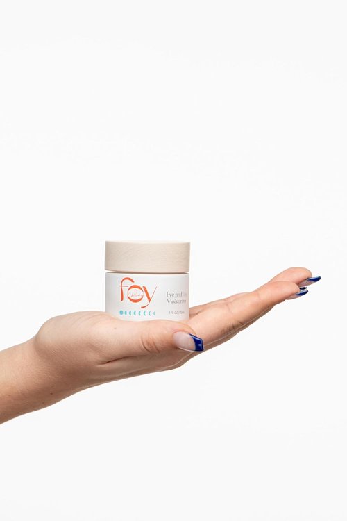 Foy Illuminate+Smooth Eye and Lip Moisturizer - Luxurious Anti-Aging Hydration with Hyaluronic Acid | 1 oz