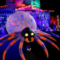 16FT Giant Halloween Inflatable Spider with Magic LED Lights Outdoor Yard Decor