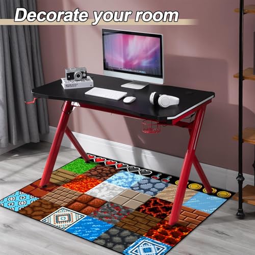 Pixel Game Element Rug 3'11