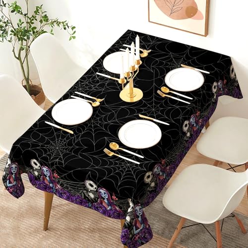 Halloween Tablecloth Rectangle 60x80 Inch Spooky Party Decor - Variation of THIS listing