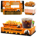 Halloween Movie Night Snack Trays & Candy Boxes Set - 36 Pieces
