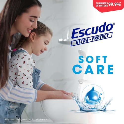 Escudo Ultra-Protect Soft Care Bar Soap, 4.05 oz, 6 Pack