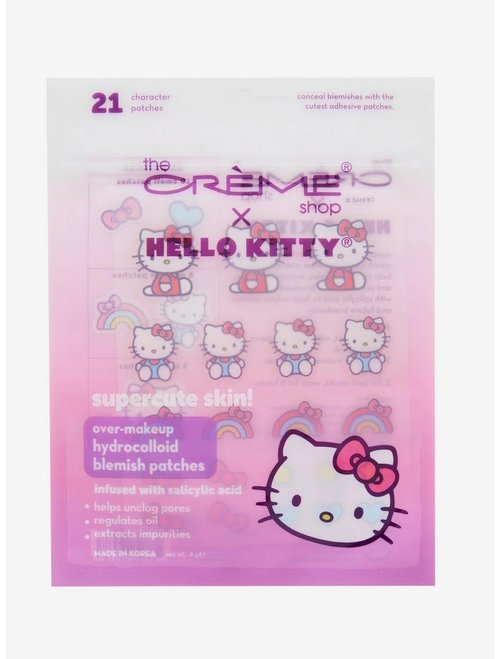 The Creme Shop x Hello Kitty supercute skin! over-makeup hydrocolloid blemish patches