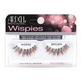 False Eyelashes Brown Wispies - Natural, Wispy, Reusable Strip - 1 Pair