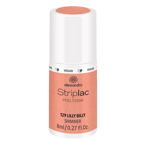 alessandro Striplac Peel or Soak Nail Polish -129 Lilly Billy for Women - 0.27 oz