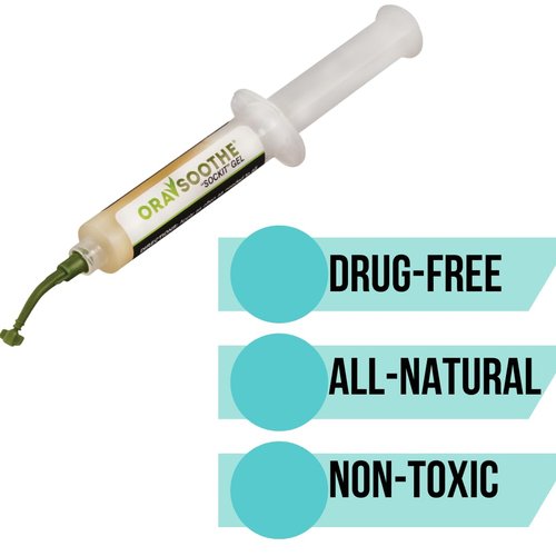 Orasoothe SOCKIT Gel 10g Tube with 1 Extra Spark Dental Co Applicator Tube