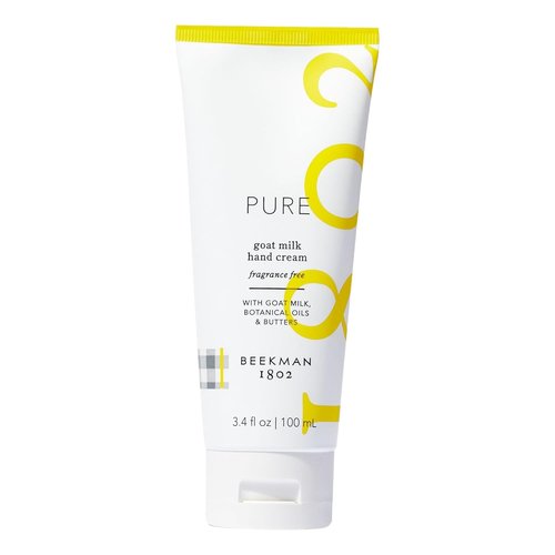 Beekman 1802 Pure Goat Milk Hand Cream - Fragrance-Free Moisturizing Lotion for Dry Skin | 3.4 oz
