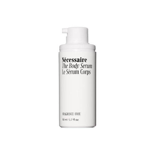 Nécessaire The Body Serum – Fragrance-Free Hyaluronic Acid Body Serum for Women+ Men. Niacinamide Firming Body Lotion – Fast-Absorbing for Sensitive + Eczema-Prone Skin. 50 ml/1.7 fl oz