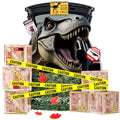 Dinosaur Party Decorations Kit with Favor Boxes Caution Tape Jungle Safari Theme