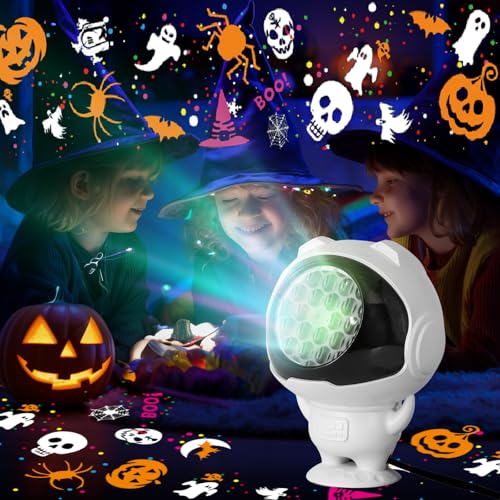 Outdoor Indoor Halloween Projection Lights with Eerie Pattern Effects