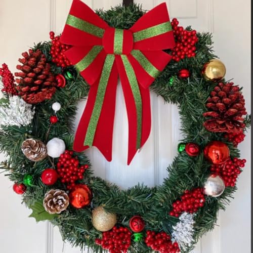25 Pack 10-Inch Metal Wreath Frames for DIY Floral Decorations, Green