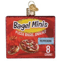 Glass Holiday Ornament Bagel Minis Christmas Tree Decoration Handcrafted Collectible