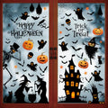 Enwokran Halloween Window Clings Stickers Set - 9 Sheets, 103 Decals, Ghost & Pumpkin Design - Variation: Halloween_a