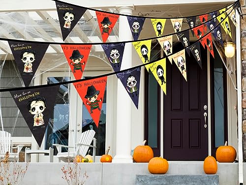 Halloween Horror Movie Theme Banner for Indoor & Outdoor Decorations - Multi1