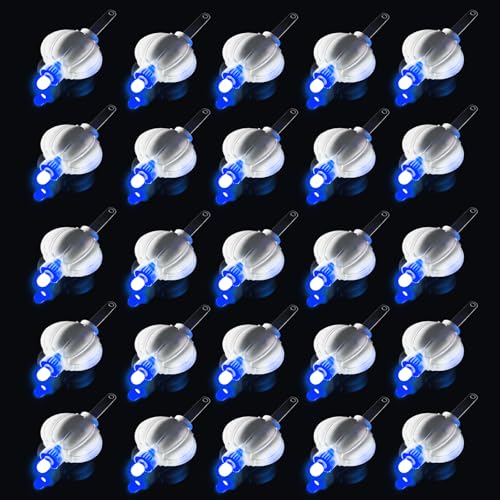 Aogist Blue Battery LED Lantern Lights 24 Pack for Wedding Holiday Party Decor