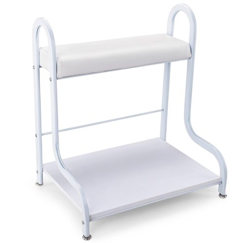 Udefineit Stable Esthetician Foot Bath SPA Trolley Cart(No Wheels), Pedicure Stool with Foot Rest Stand, Foot Massage Station for Beauty Salon Nail/Home, Pedicure Manicure Massage Table Salon Supplies