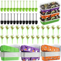 Halloween Mini Cake Pans with Lids & Spooky Zombie Hands Toppers - 24 Pack