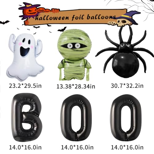 Halloween Balloon Set 9 Pieces Foil Balloons Halloween Party Decorations
