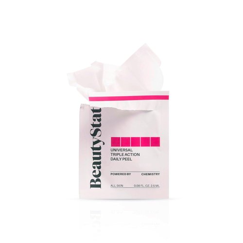 BeautyStat Triple Action Daily Exfoliating Peel Pad - Gentle AHA/BHA Formula for Uneven Tone & Fine Lines - Made in the USA