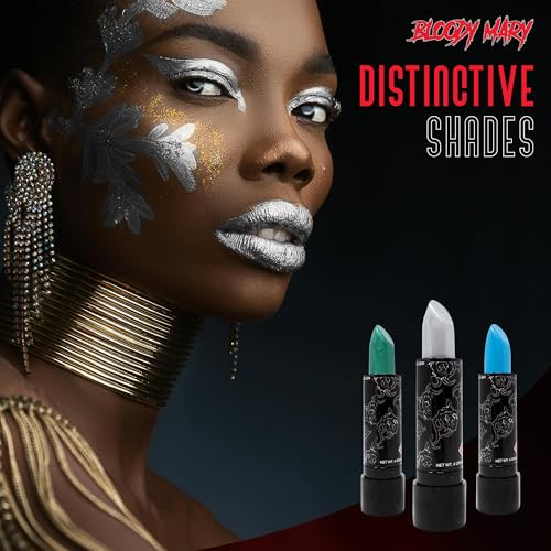 Black Blood Lipstick - Gothic Halloween Long Lasting Lipstick - Eccentric Makeup