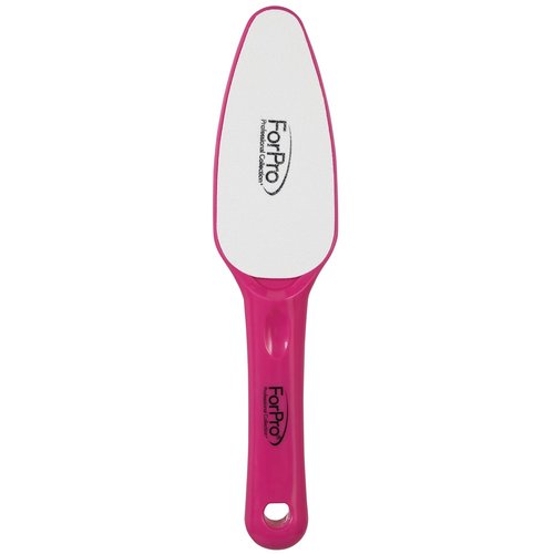 ForPro Professional Collection Amazing Pedi System Kit, Pink, 80/120 Grit, Double-Sided Professional Quality Pedicure File for Heels, Includes Six Refill Strips, 10” L (Pack of 2)