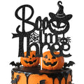 Halloween 3rd Birthday Cake Topper Boo I'm Three Glitter Decor