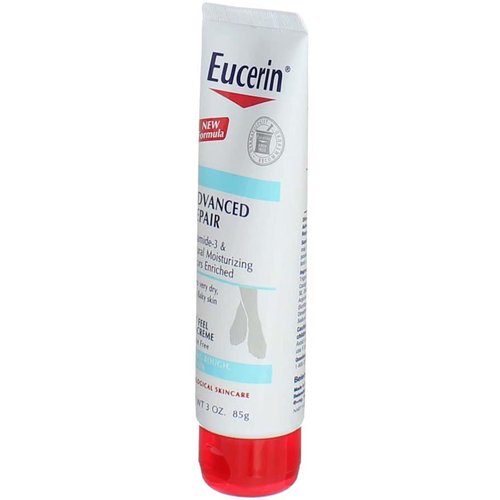 Eucerin Advanced Repair Foot Cream - Fragrance-Free Relief for Very Dry Skin | 3 oz