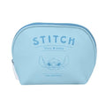 MINISO Stitch Shell Cosmetic Bag, Makeup Bag with Zipper, Travel Toiletry Bag for Women