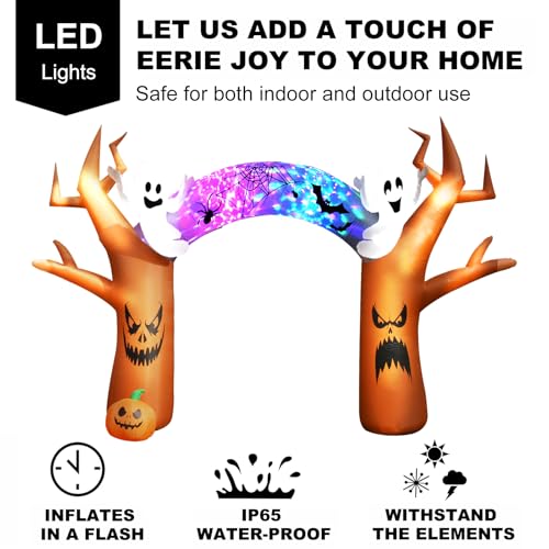 17 FT Halloween Inflatable Tree Archway - Outdoor Yard Decoration - Variation: Tree Arch