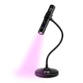 M - GlamCure GO Nail Flash Cure Lamp with Focus Beam Technology, Touch Screen - LED & UV Nail Light - Curing Lamp for Gel Nails, Acrylic, Builder - Portable & Adjustable (Black)